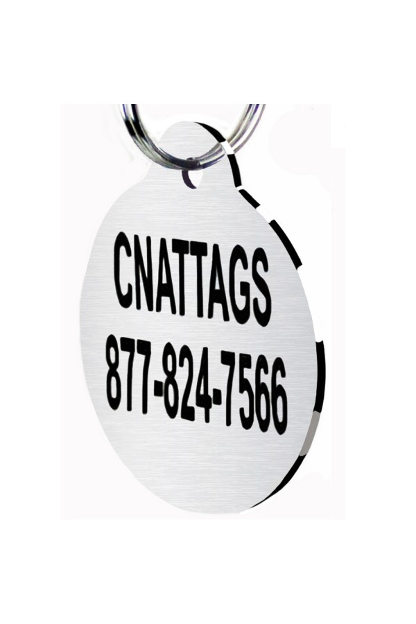 Custom Photo Etched Dog Tag  Stainless Steel 1.5 mm Thick